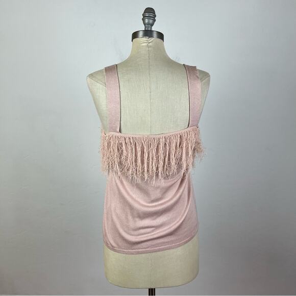 Sincerely Jules Blush Pink Feather Tank Top - Picture 5 of 7